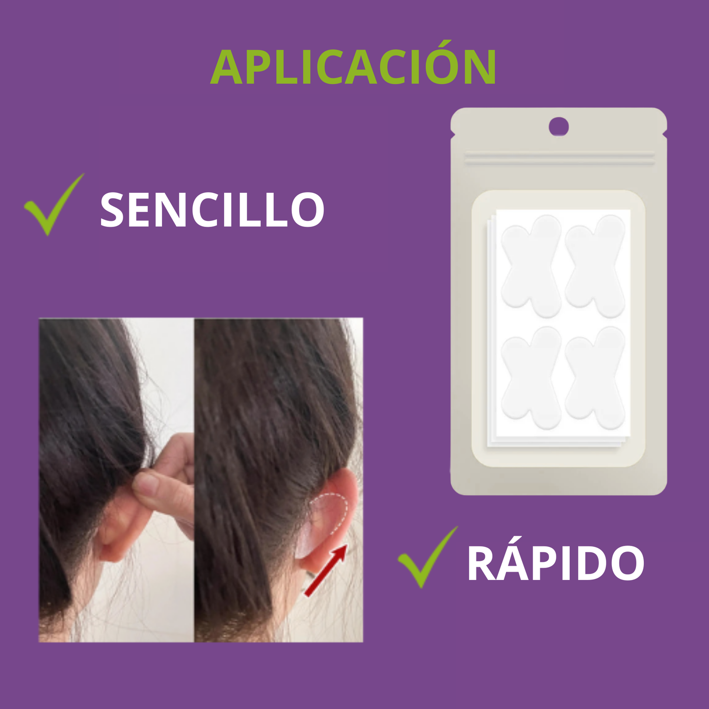 Earfix – Parche Corrector Invisible para Orejas Naturales